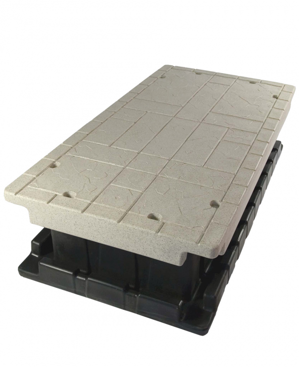 76 cm x 152 cm x 40 cm Dock Section - Bilde 4